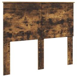 Berkfield Home Bed Frame Smoked Oak 120 x 200 cm Solid Pine Wood in Brown - thumbnail 6