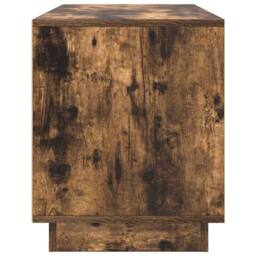 Berkfield Home TV Cabinet with LED Lights Smoked Oak 100x41x50 cm in Brown - Size: 100 x 41 x 50 cm - thumbnail 8