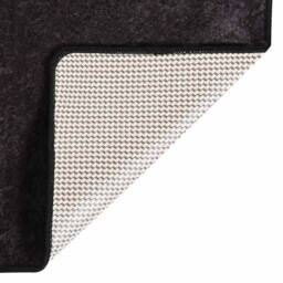 Berkfield Home Rug Washable 120x180 cm Anthracite Anti Slip in Black - Size: 100 cm diameter - thumbnail 1