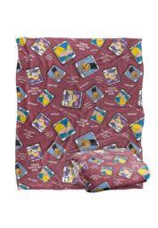Nickelodeon Hey Arnold Yearbook Pattern Silky Touch Super Soft Throw Blanket 152 X 127 cm in White - thumbnail 2