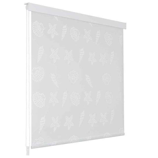 Berkfield Home Shower Roller Blind 140x240 cm Sea Star in Grey - image 1