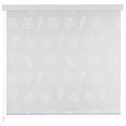 Berkfield Home Shower Roller Blind 140x240 cm Sea Star in Grey - thumbnail 2