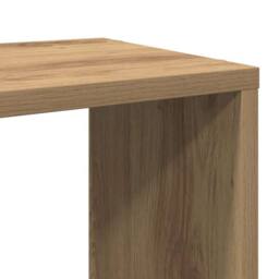 Berkfield Home Classic Book Cabinet/Room Divider Artisian Oak 60x24x186 cm in Brown - Size: 60 x 24 x 186 cm - thumbnail 7
