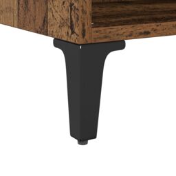 Berkfield Home Rustic Entertainment Unit Old Wood Particle board Medium Storage in Brown - thumbnail 9