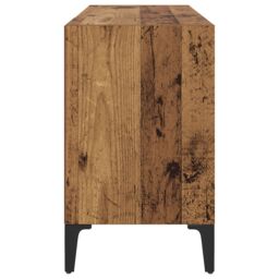 Berkfield Home Rustic Entertainment Unit Old Wood Particle board Medium Storage in Brown - thumbnail 6