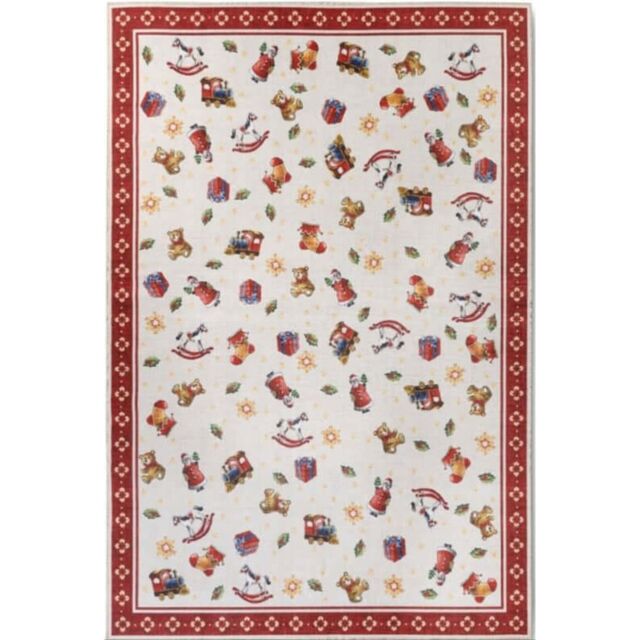 THE RUGS Villeroy & Boch Toys Delight Rug - Thin, Non-Slip, Durable Design in Red - Size: 150 cm diameter - image 1