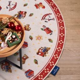 THE RUGS Villeroy & Boch Toys Delight Rug - Thin, Non-Slip, Durable Design in Red - Size: 150 cm diameter - thumbnail 8