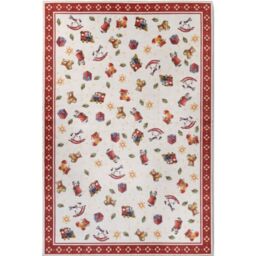 THE RUGS Villeroy & Boch Toys Delight Rug - Thin, Non-Slip, Durable Design in Red - Size: 150 cm diameter - thumbnail 1
