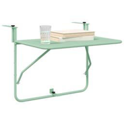 Berkfield Home Outdoor Hanging Table - Mint Green, 60 x 39 x 50 cm, Steel in Green - Size: 60 x 39 x 50 cm - thumbnail 3