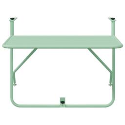 Berkfield Home Outdoor Hanging Table - Mint Green, 60 x 39 x 50 cm, Steel in Green - Size: 60 x 39 x 50 cm - thumbnail 6