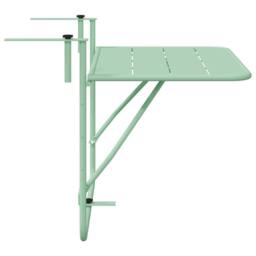 Berkfield Home Outdoor Hanging Table - Mint Green, 60 x 39 x 50 cm, Steel in Green - Size: 60 x 39 x 50 cm - thumbnail 7