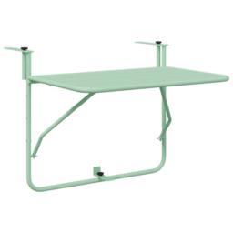 Berkfield Home Outdoor Hanging Table - Mint Green, 60 x 39 x 50 cm, Steel in Green - Size: 60 x 39 x 50 cm - thumbnail 2