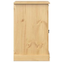 Berkfield Home HiFi Cabinet Corona 60x50x82 cm Solid Wood Pine in Brown - Size: 60 x 50 x 82 cm - thumbnail 5