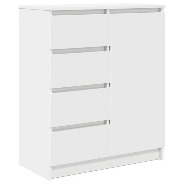 Berkfield Home Sideboard with Drawers White 71x35x84 cm Engineered Wood - Size: 71 x 35 x 84 cm - image 1