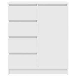 Berkfield Home Sideboard with Drawers White 71x35x84 cm Engineered Wood - Size: 71 x 35 x 84 cm - thumbnail 6