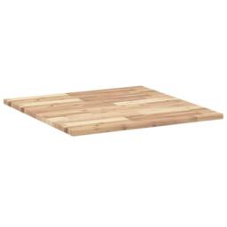 Berkfield Home Table Top Square 70x70x2 cm Solid Wood Acacia in Brown - Size: 70 x 70 x 2 cm - thumbnail 5