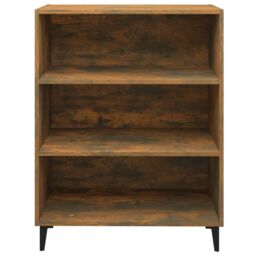 Berkfield Home Sideboard Smoked Oak 69.5x32.5x90 cm Engineered Wood in Brown - thumbnail 3
