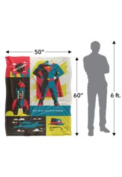 Warner Bros. Superman Icons Silky Touch Super Soft Throw Blanket 152 X 127 cm in White - thumbnail 5