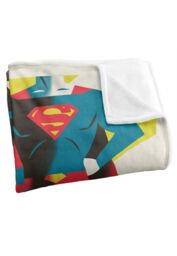 Warner Bros. Superman Icons Silky Touch Super Soft Throw Blanket 152 X 127 cm in White - thumbnail 3