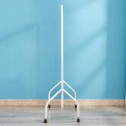 House of Home 3ft White Heavy Duty Clothes Rail Metal Garment Rack Hanging Clothing - thumbnail 9