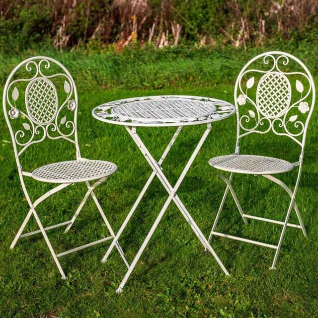 Ascalon Design Ltd Bistro Set - 3pc - L60 x W60 x H73 cm - Cream - image 1