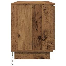 Berkfield Home TV Cabinet Old Wood 100x38x49 cm Engineered Wood in Brown - Size: 100 x 38 x 49 cm - thumbnail 7