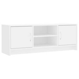 Berkfield Home TV Cabinet White 102x30x37.5 cm Engineered Wood - thumbnail 1