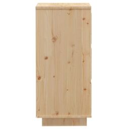Berkfield Home Sideboard 32x34x75 cm Solid Wood Pine in Brown - Size: 32 x 34 x 75 cm - thumbnail 6