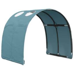 Berkfield Home Bed with Tunnel 3 pcs Artisian Oak & Light Blue in Brown - thumbnail 5