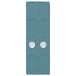Berkfield Home Bed with Tunnel 3 pcs Artisian Oak & Light Blue in Brown - thumbnail 6