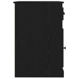 Berkfield Home Desk with Storage Black Oak 50x115x75 cm Engineered Wood - Size: 50 x 115 x 75 cm - thumbnail 8