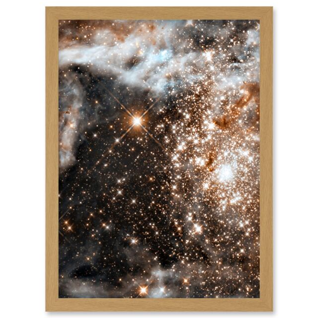 Artery8 Hubble Space Telescope Image 30 Doradus Nebula In Infrared Starbirth Region Globular Cluster In The Large Magellanic Cloud Galaxy Art Print - image 1