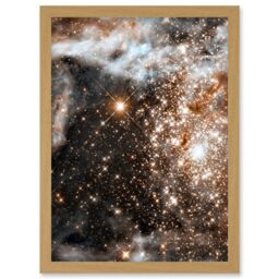 Artery8 Hubble Space Telescope Image 30 Doradus Nebula In Infrared Starbirth Region Globular Cluster In The Large Magellanic Cloud Galaxy Art Print - thumbnail 1