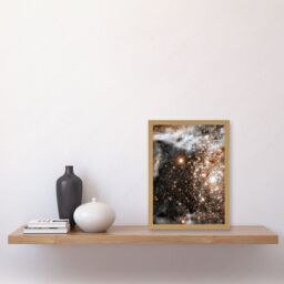 Artery8 Hubble Space Telescope Image 30 Doradus Nebula In Infrared Starbirth Region Globular Cluster In The Large Magellanic Cloud Galaxy Art Print - thumbnail 2