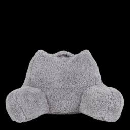 icon Cuddle Cushion & Faux Fur Kids Bean Bag in Grey - thumbnail 5
