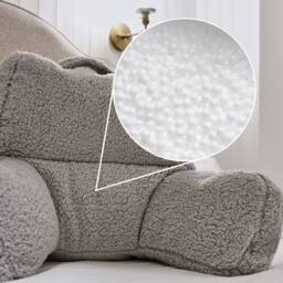 icon Cuddle Cushion & Faux Fur Kids Bean Bag in Grey - thumbnail 7