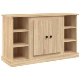 Berkfield Home Sideboard Sonoma Oak 100x35.5x60 cm Engineered Wood in Brown - thumbnail 2