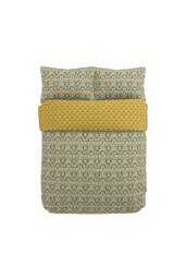 Morris & Co 'Little Chintz' Cotton Percale Duvet Cover Set in Green - Size: Super King - thumbnail 3
