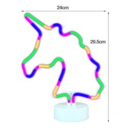 simpa LED Novelty Neon Unicorn Light - thumbnail 2