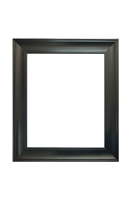 Frames & Mirrors 4U Scandi Black & Gold Photo Frame 12 x 8 Inch in True Black - image 1
