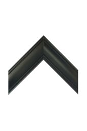 Frames & Mirrors 4U Scandi Black & Gold Photo Frame 12 x 8 Inch in True Black - thumbnail 2