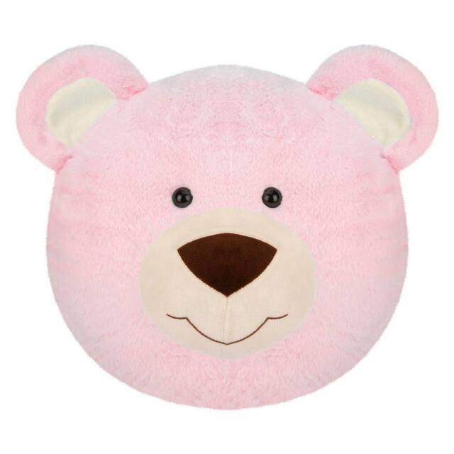 VFM e-Store Wall Decoration Plush Pink Teddy Bear Plush 45cm x 44cm Pink X 1 - Size: 45 cm x 44 cm - image 1