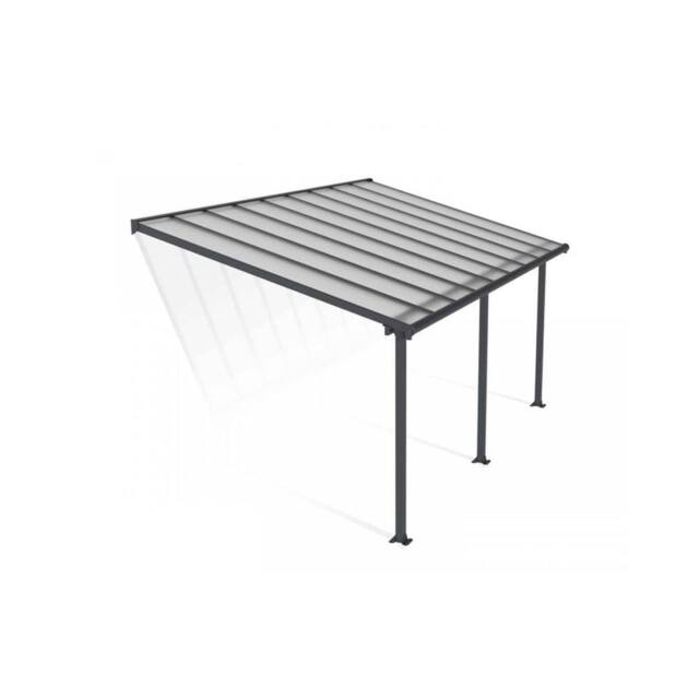 Palram Patio Cover Olympia 3 x 5.46 Clear - L546 x W300 x H305 cm - Grey - image 1