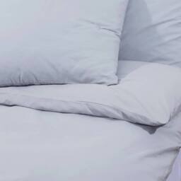 Berkfield Home Elegant Duvet Cover Set Grey 140x200 cm Cotton - thumbnail 7
