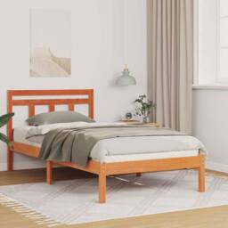 Berkfield Home Brown 100 x 200 cm Solid pine wood - thumbnail 2