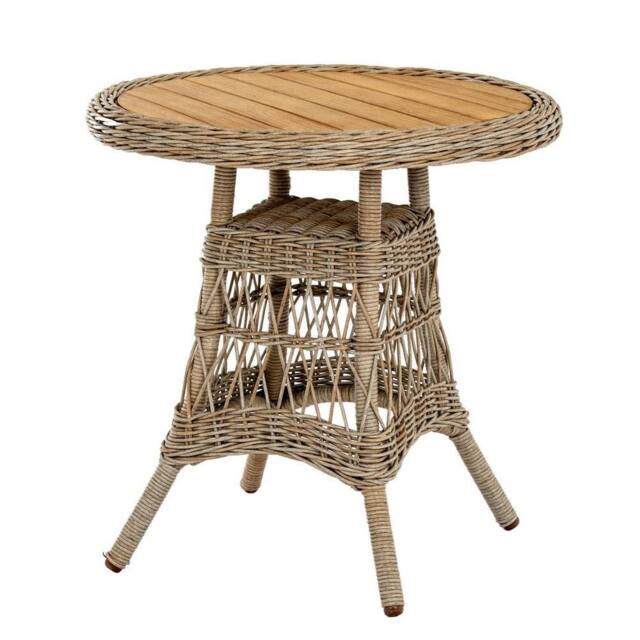 Lemon Pavilion Furniture and Decor Provence Collection Outdoor Bistro Table - L70 x W70 x H72 cm - Beige