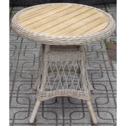 Lemon Pavilion Furniture and Decor Provence Collection Outdoor Bistro Table - L70 x W70 x H72 cm - Beige - thumbnail 4