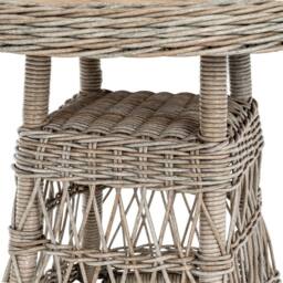 Lemon Pavilion Furniture and Decor Provence Collection Outdoor Bistro Table - L70 x W70 x H72 cm - Beige - thumbnail 3
