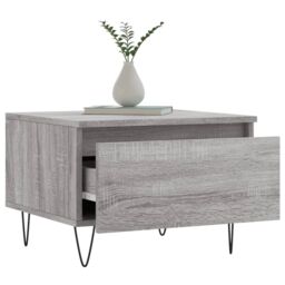Berkfield Home Coffee Tables 2 pcs Grey Sonoma 50x46x35 cm Engineered Wood - Size: 50 x 46 x 35 cm - thumbnail 4