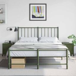 Berkfield Home Bedside Cabinets 2 pcs Olive Green 36x39x43.5 cm Steel - thumbnail 3